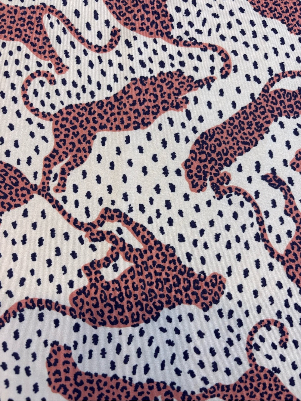Bad Birdie Sahara Golf Polo Shirt Mens XL Cheetah Print Performance Stretch SPF - Picture 12 of 13